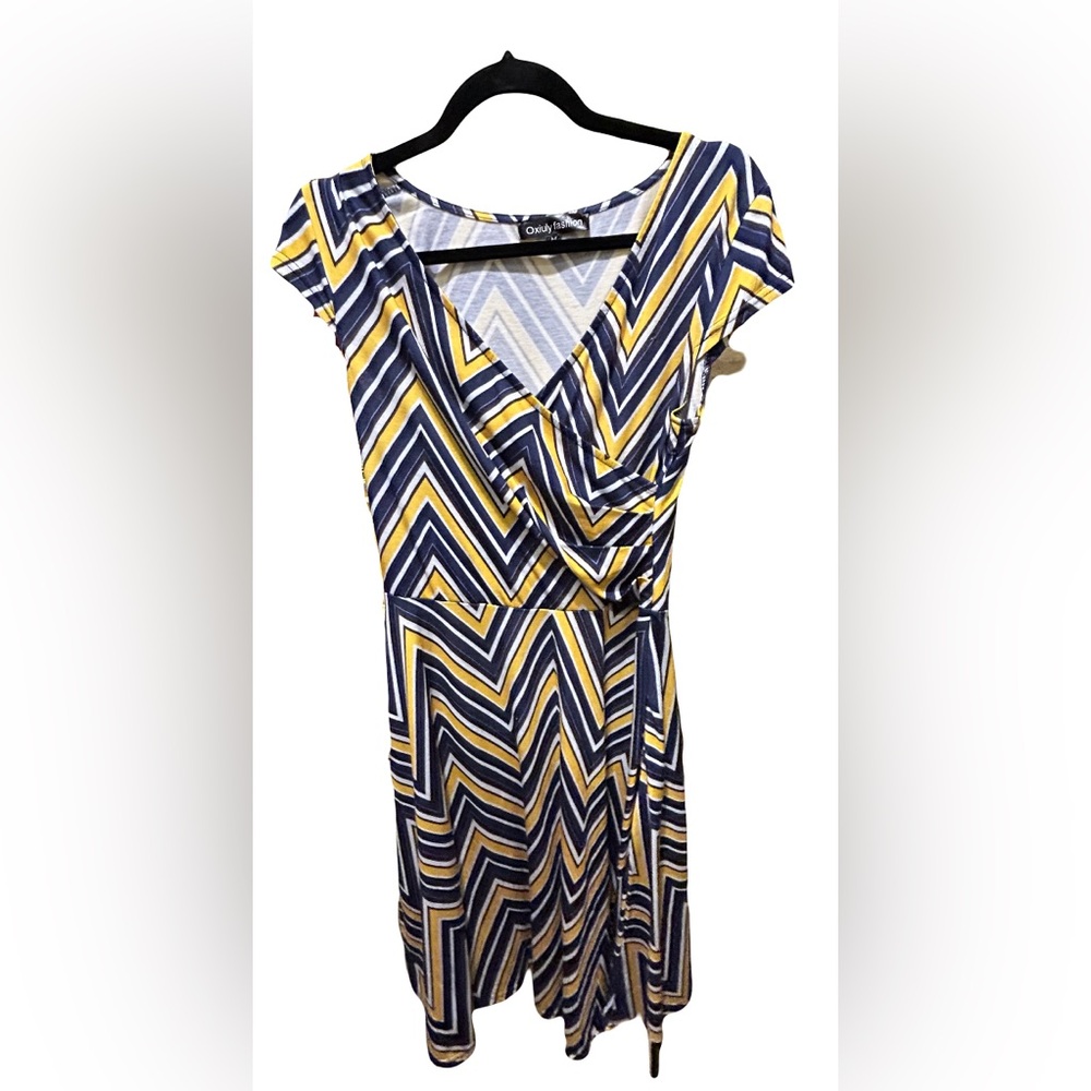 Yellow and Blue Dress